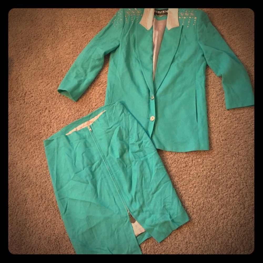 Vintage 2 piece suit